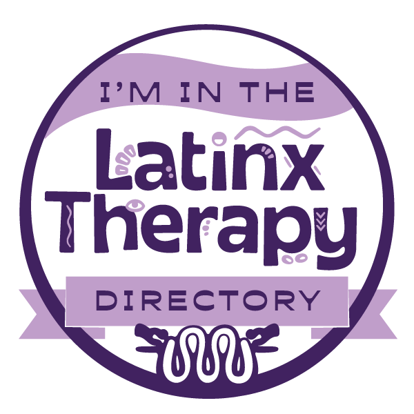 Latinx Therapy directory badge